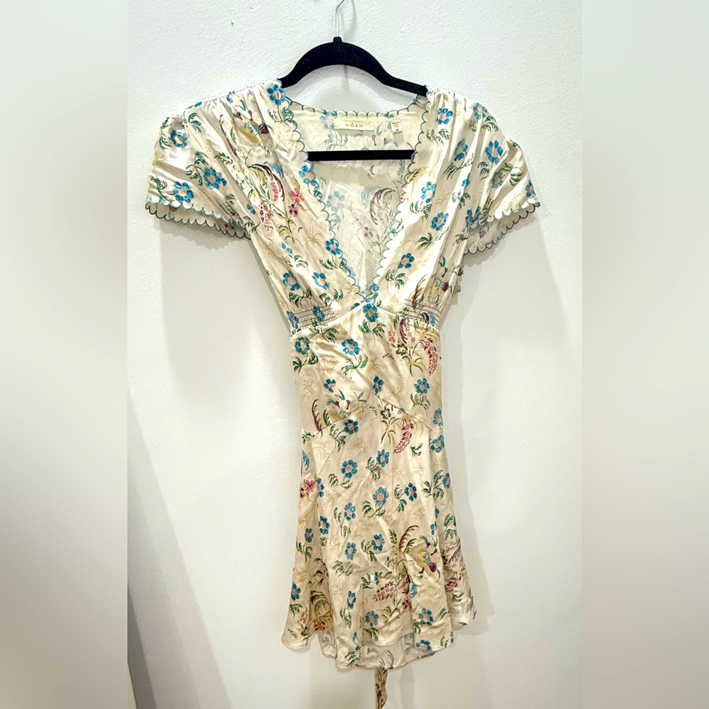 Doen silk floral dress